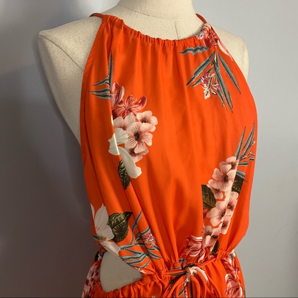 Sheike Womens Size 10 Maxi Sheer Sun Dress - Picture 5 of 10